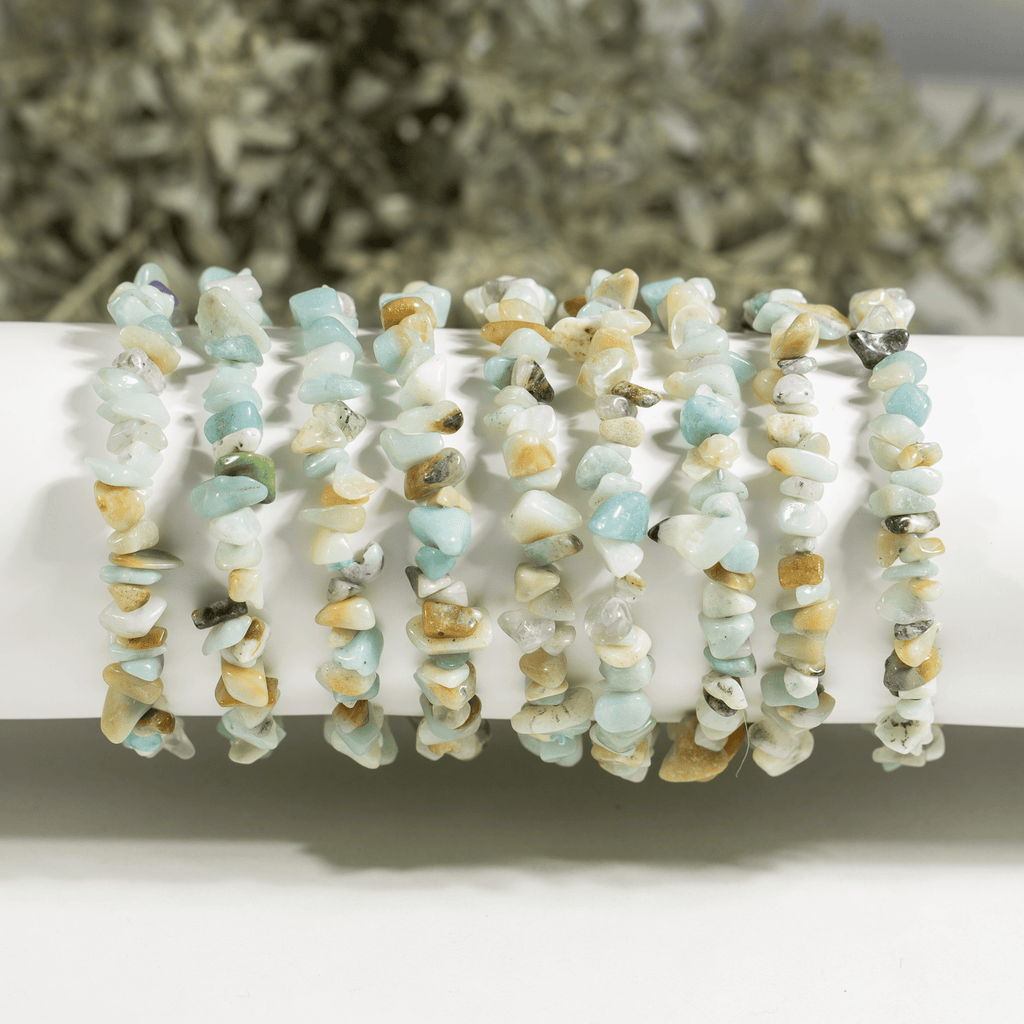 Amazonite Chip Bracelet(Communication and Adventures)