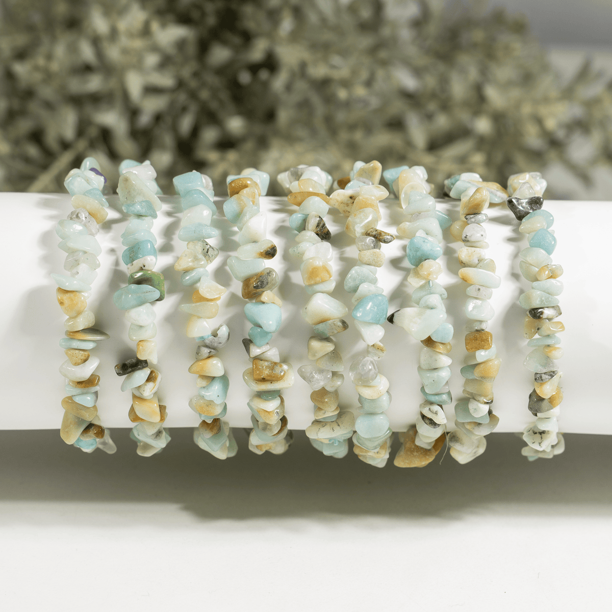 Amazonite Chip Bracelet(Communication and Adventures)