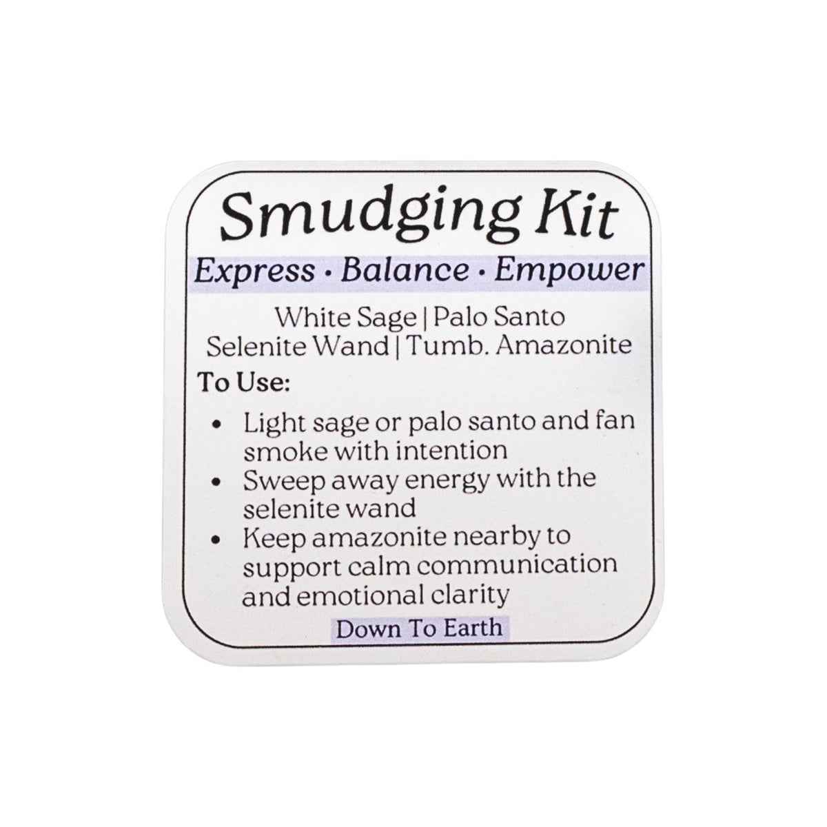 Amazonite Smudging Kit | Religious Items | Wiccan Center