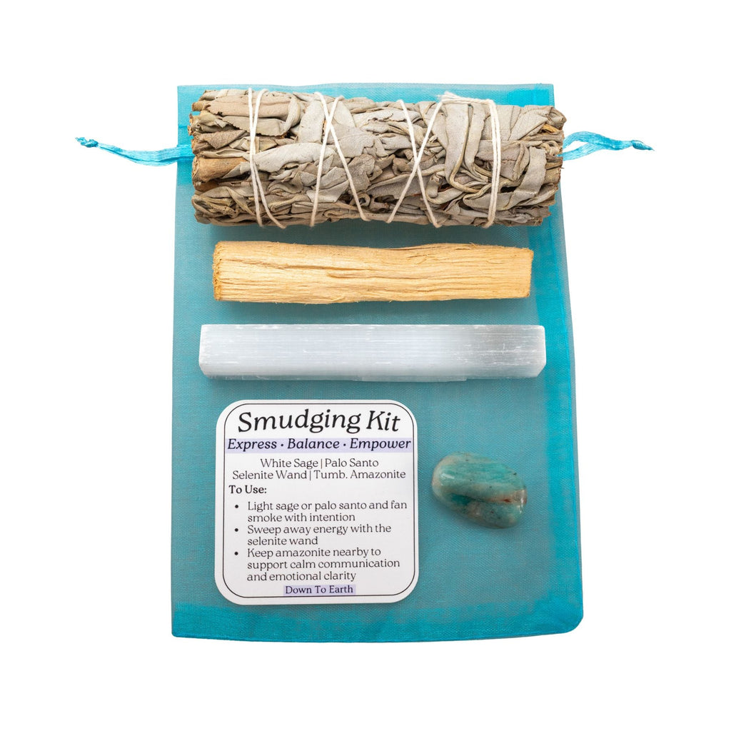 Amazonite Smudging Kit | Religious Items | Wiccan Center