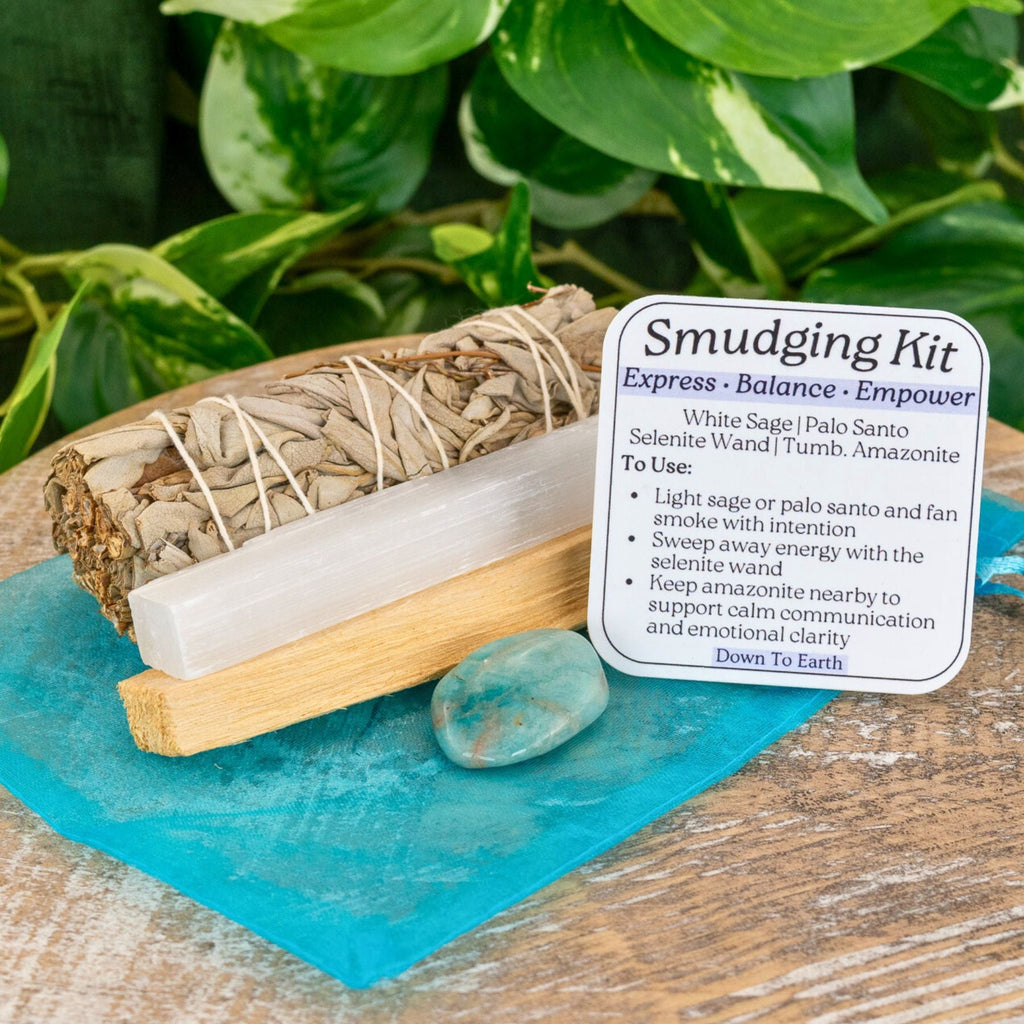 Amazonite Smudging Kit | Religious Items | Wiccan Center
