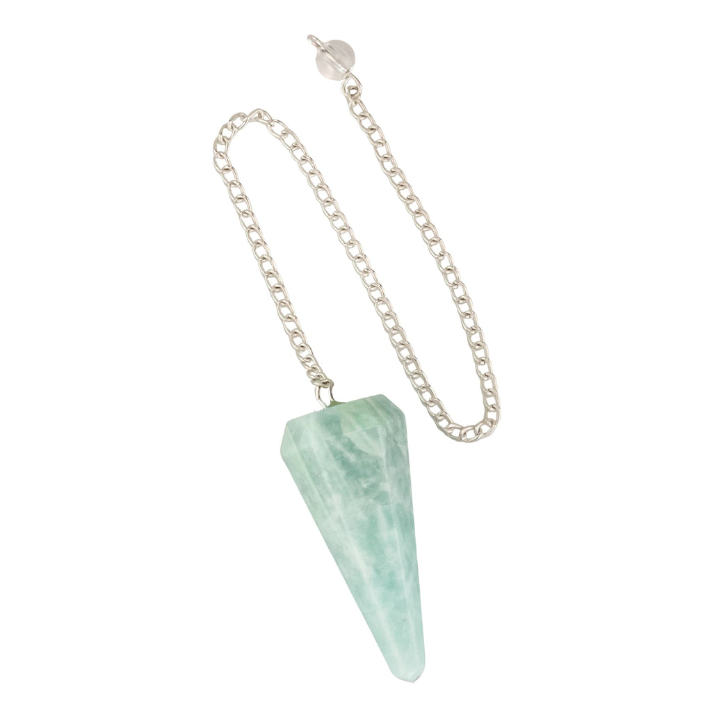 Amazonite Faceted Pendulum | Religious Items | Wiccan Center