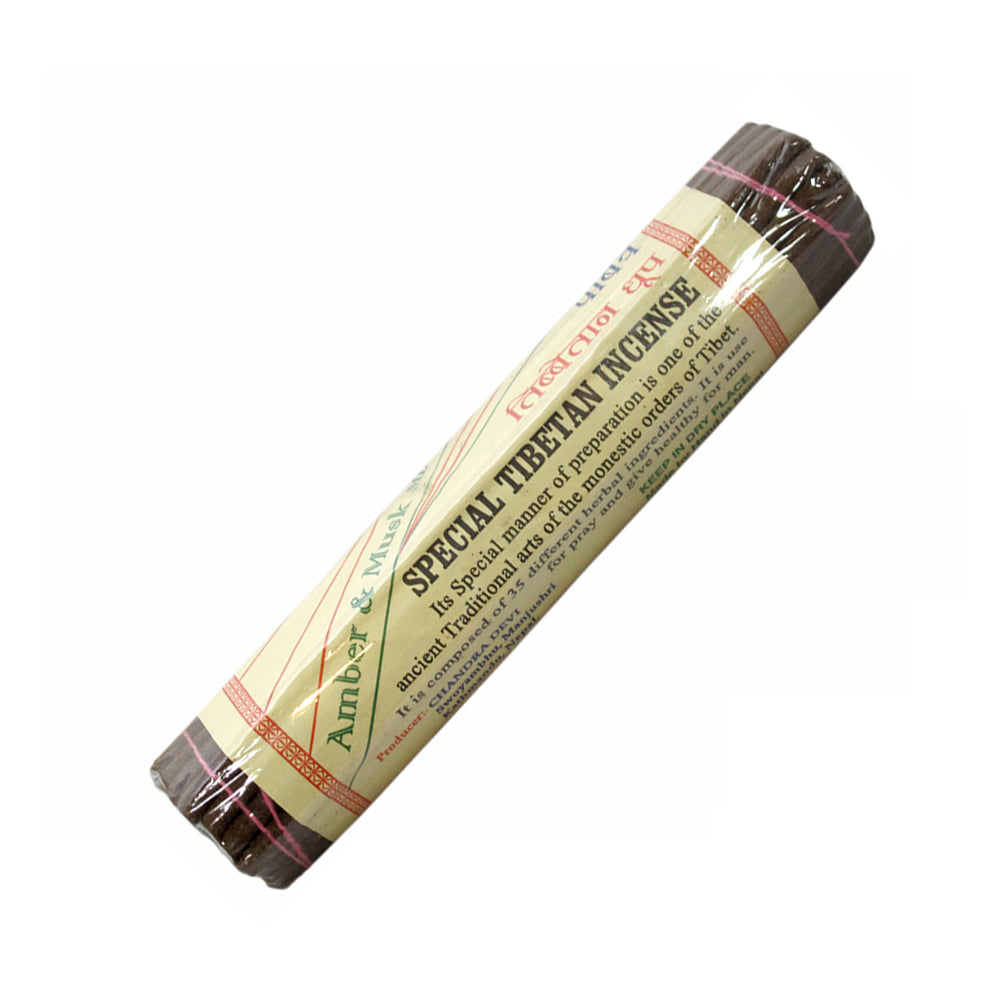 Amber and Musk Mixed Tibetan Incense Sticks | Incense | Wiccan Center