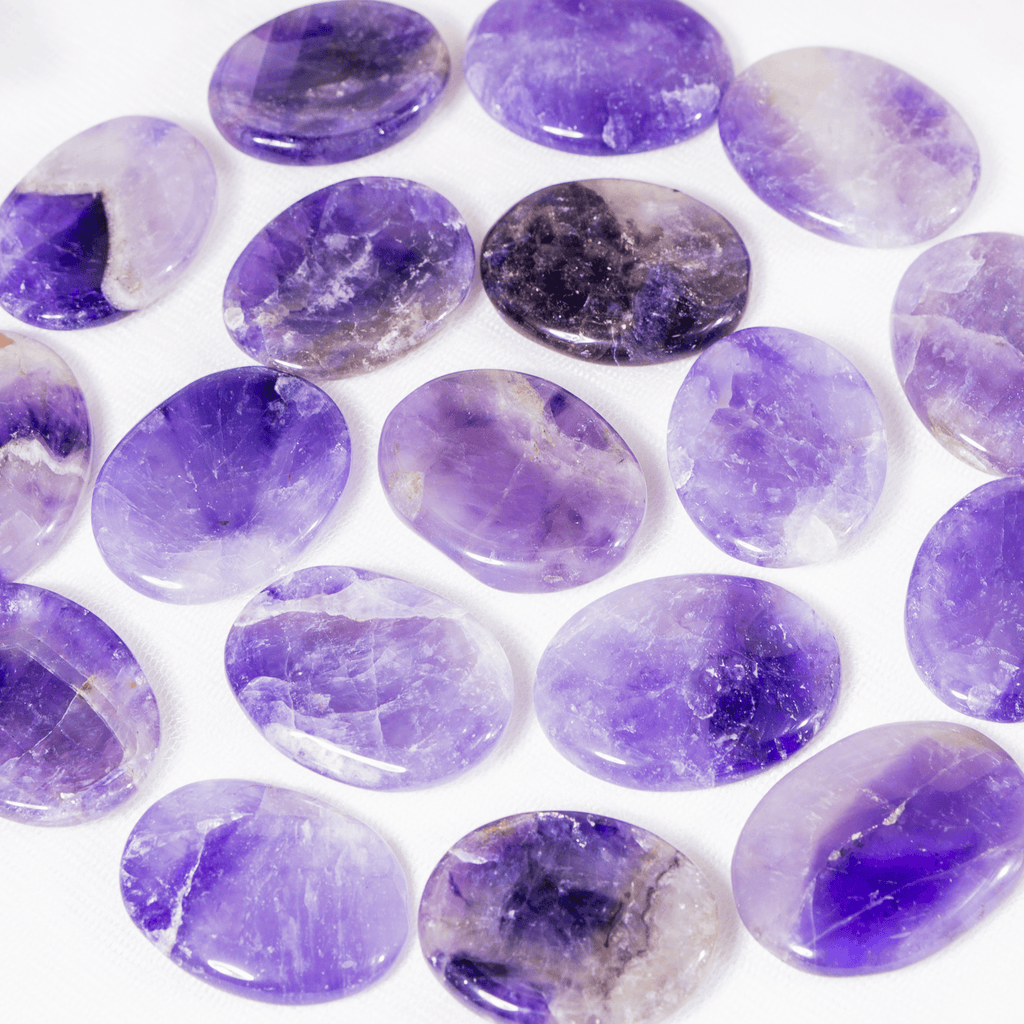 Amethyst Worry Pocket Stones