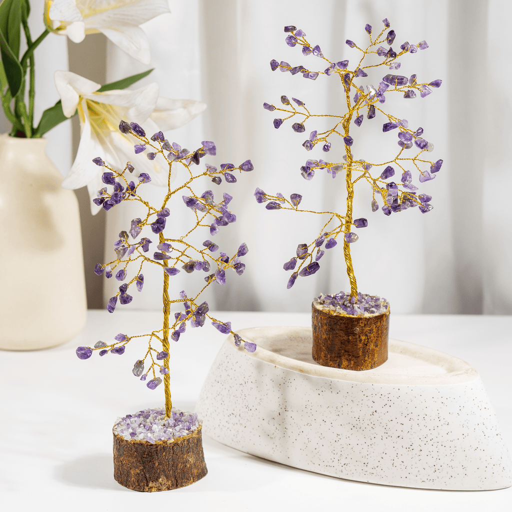 Amethyst Crystal Tree (Anxiety Relief and Breaking Addictions)