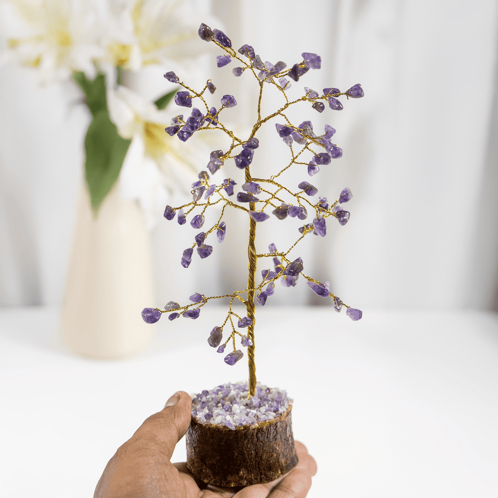 Amethyst Crystal Tree (Anxiety Relief and Breaking Addictions)