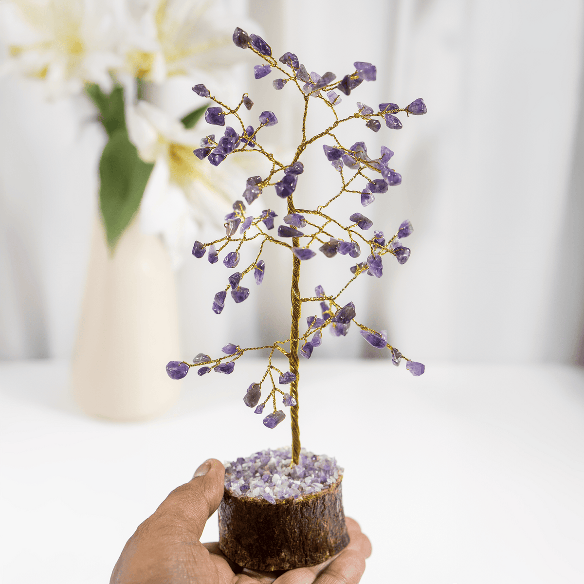Amethyst Crystal Tree (Anxiety Relief and Breaking Addictions)