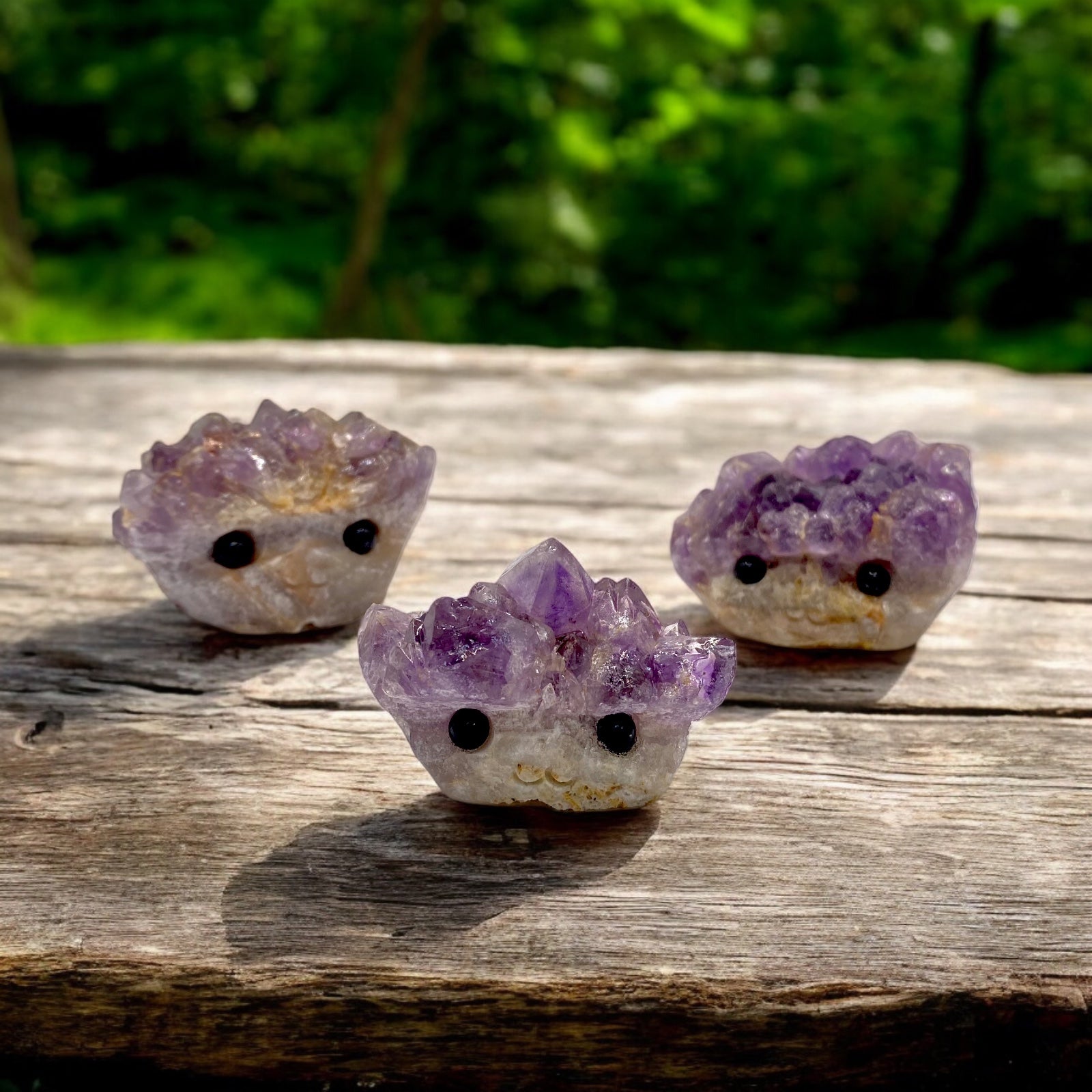 Amethyst Geode Crystal Cluster Rock Buddy, Friend