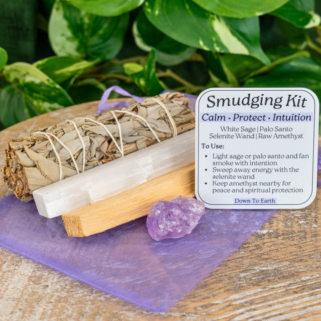 Amethyst Smudging Kit | Religious Items | Wiccan Center