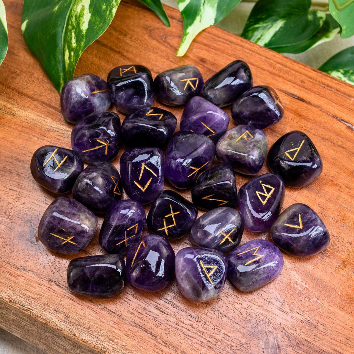 Crystal Rune Set | | Wiccan Center