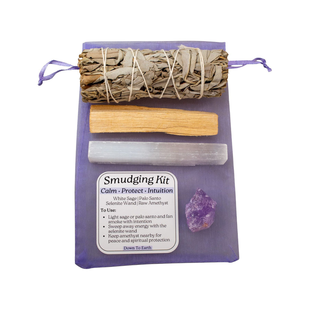 Amethyst Smudging Kit | Religious Items | Wiccan Center