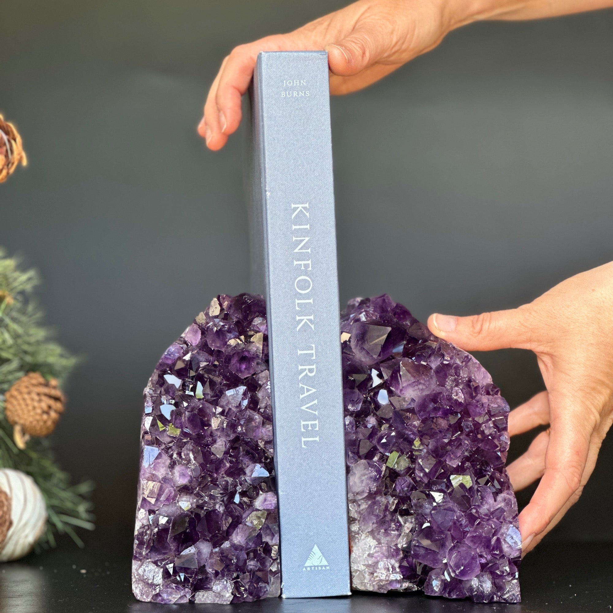Amethyst Bookends, Supersized Geode bookends, Premium quality crystals, extra large geode bookends | Amethyst Geodes | Wiccan Center