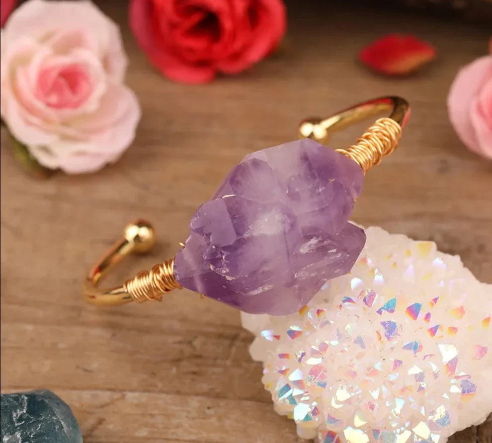Amethyst Cuff Bracelets | bracelets | Wiccan Center