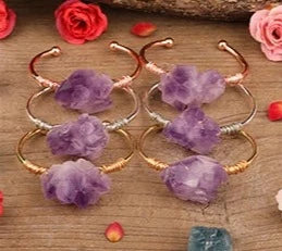 Amethyst Cuff Bracelets | bracelets | Wiccan Center