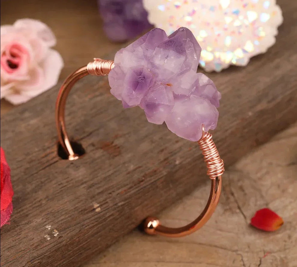 Amethyst Cuff Bracelets | bracelets | Wiccan Center