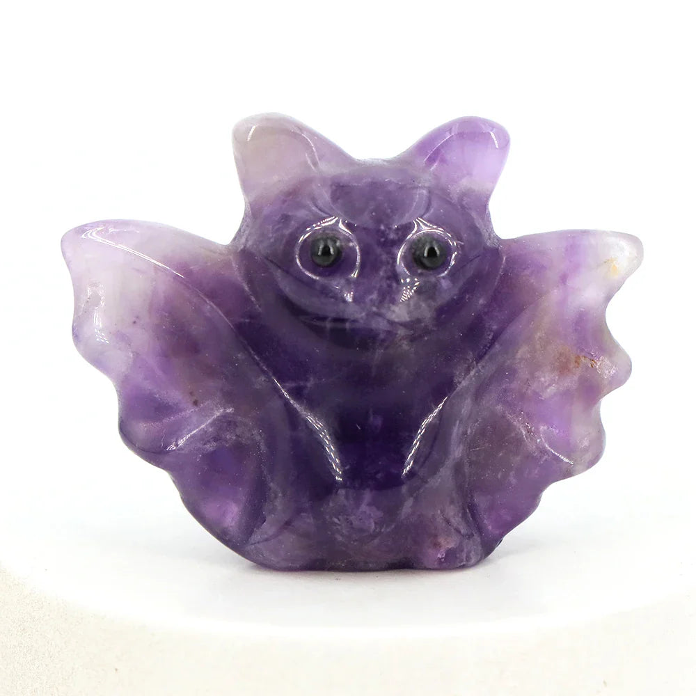 Crystal Bat Statues | crystal | Wiccan Center