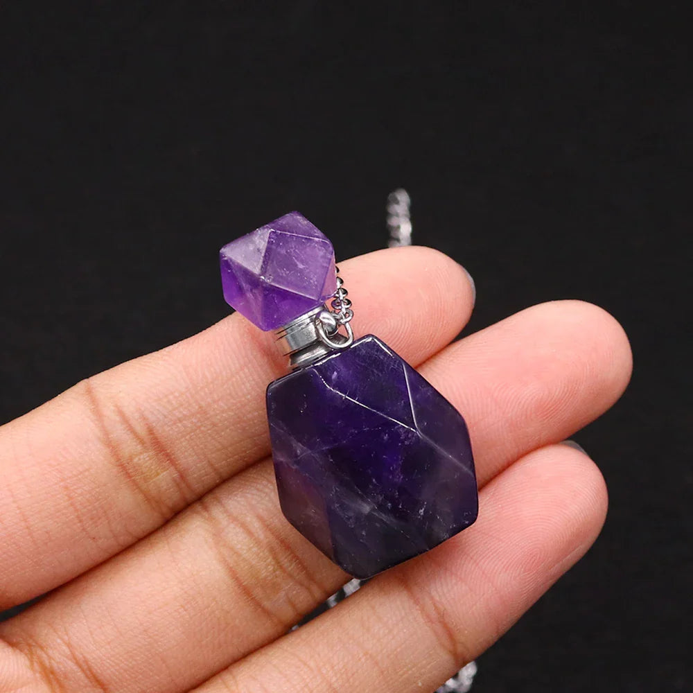 Crystal Potion Bottle Necklaces | necklace | Wiccan Center