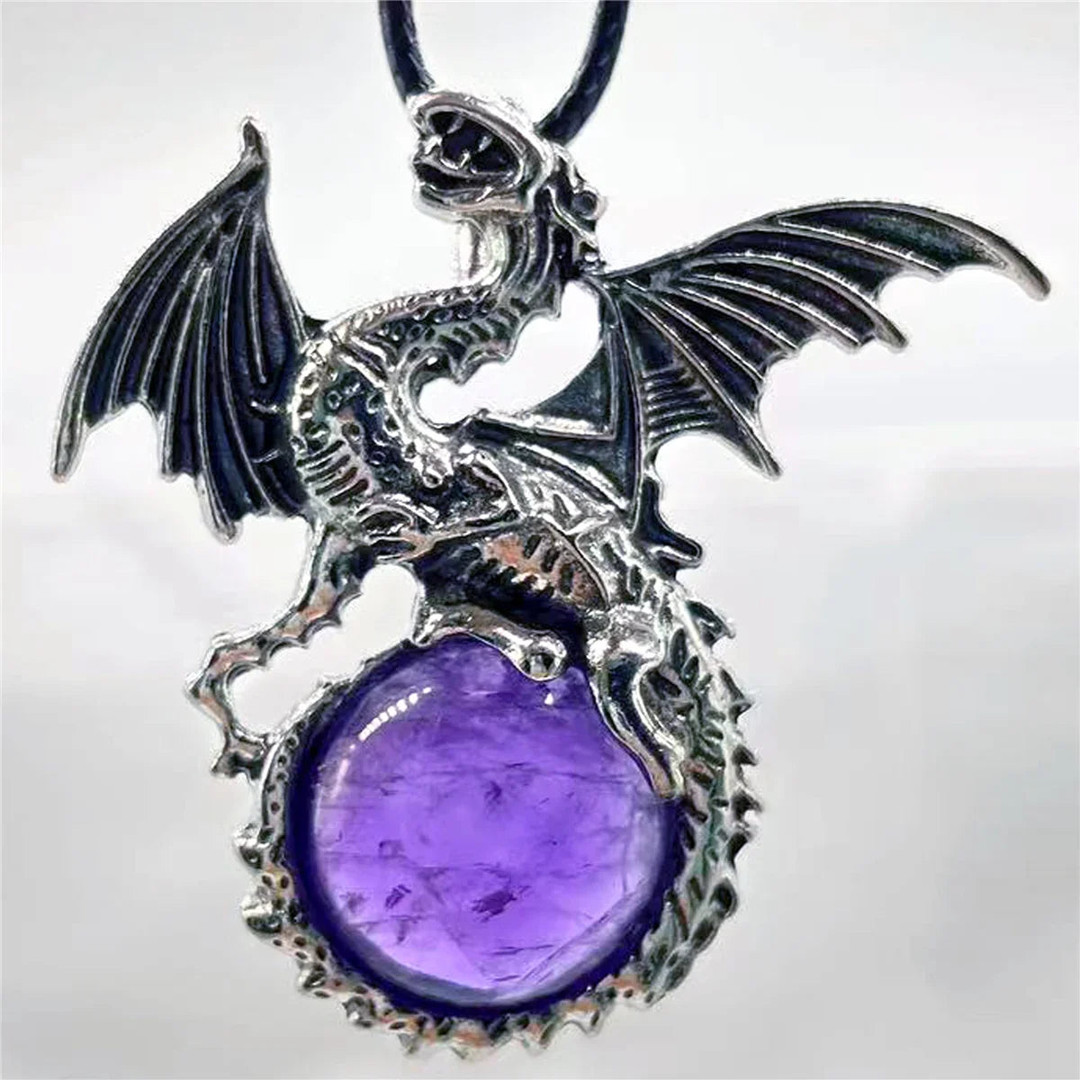 Crystal Circle Dragon Necklaces | necklace | Wiccan Center