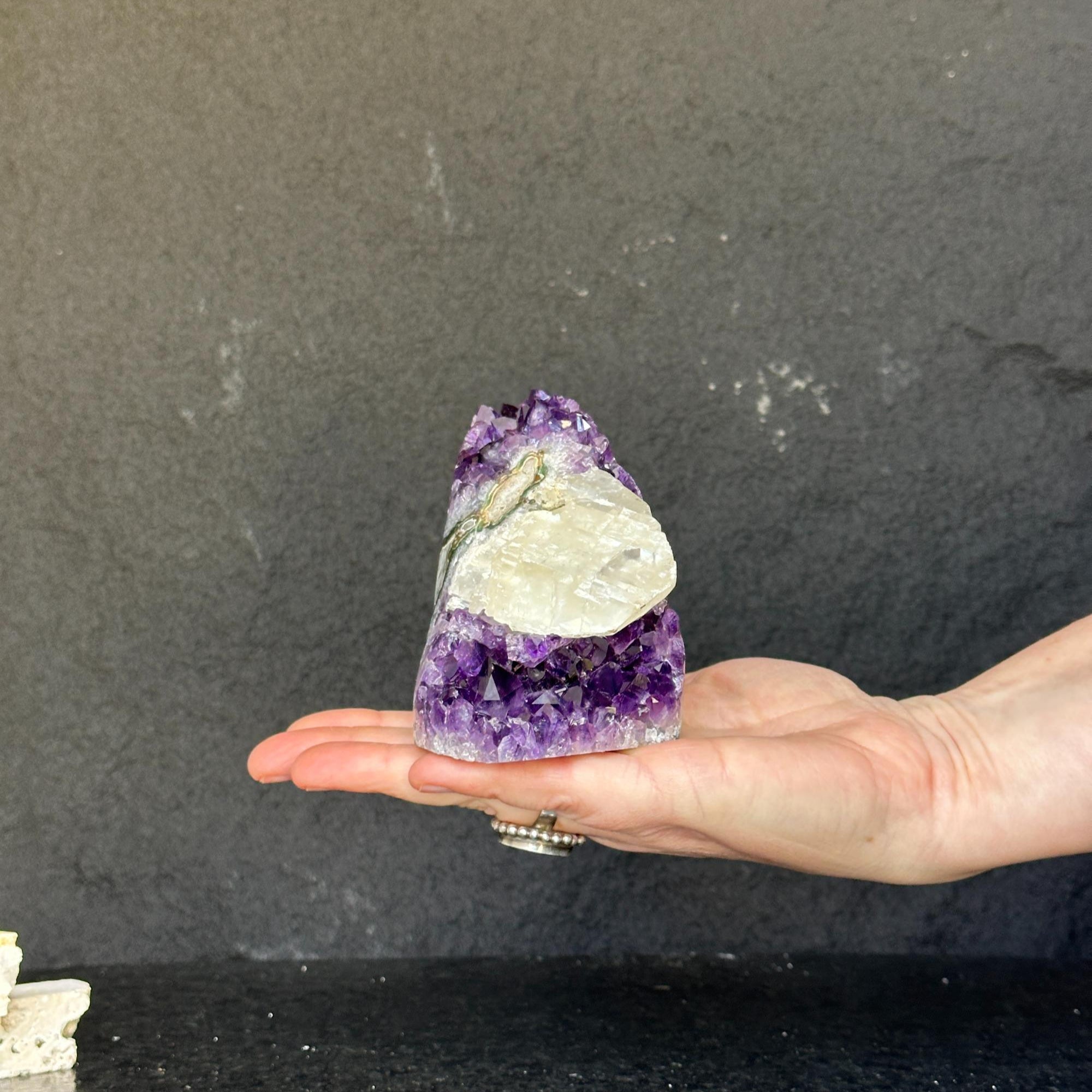 Amethyst Crystal rare find, amethyst with polished edges, Amethyst cathedral | Rocks & Geodes | Wiccan Center