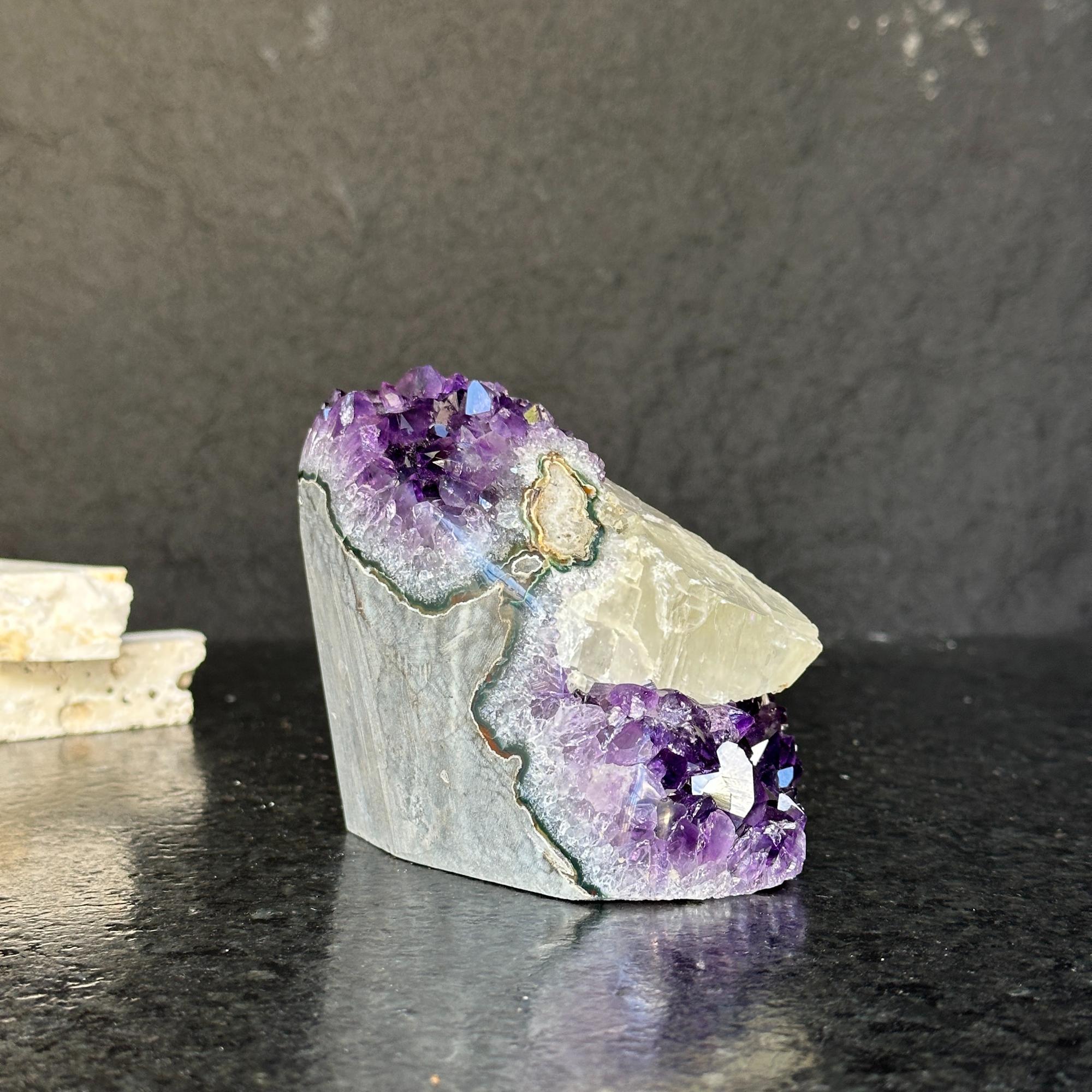 Amethyst Crystal rare find, amethyst with polished edges, Amethyst cathedral | Rocks & Geodes | Wiccan Center