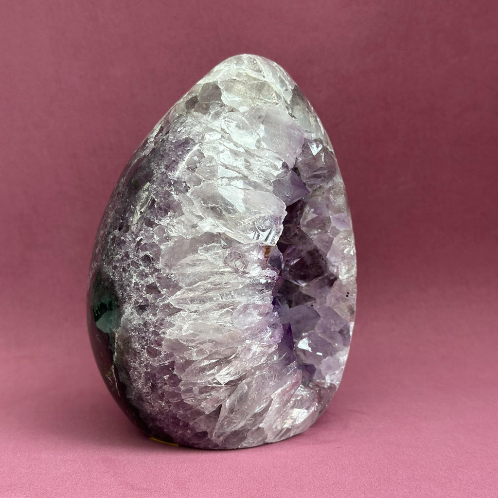 Amethyst Cut Base Crystal, Quartz Geodes, AAA Grade, Amethyst Free Standing Crystal | Rocks & Geodes | Wiccan Center