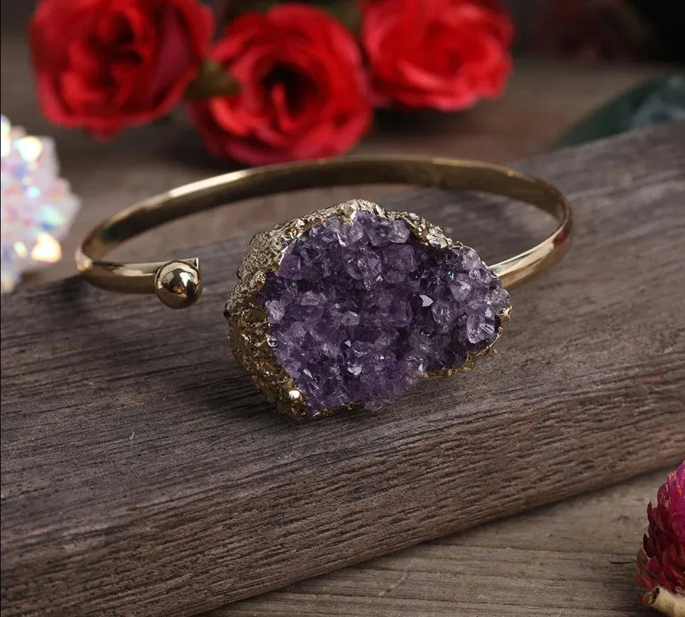 Amethyst Cuff Bracelets | bracelets | Wiccan Center
