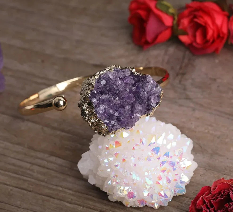 Amethyst Cuff Bracelets | bracelets | Wiccan Center