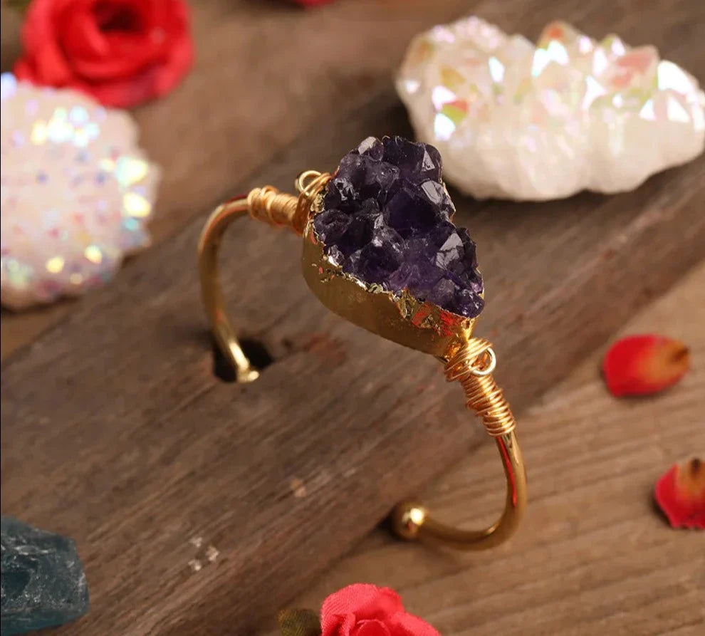 Amethyst Cuff Bracelets | bracelets | Wiccan Center