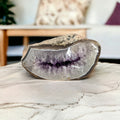 Amethyst Geode Crystal Decor With Agate Edges | Amethyst Geodes | Wiccan Center