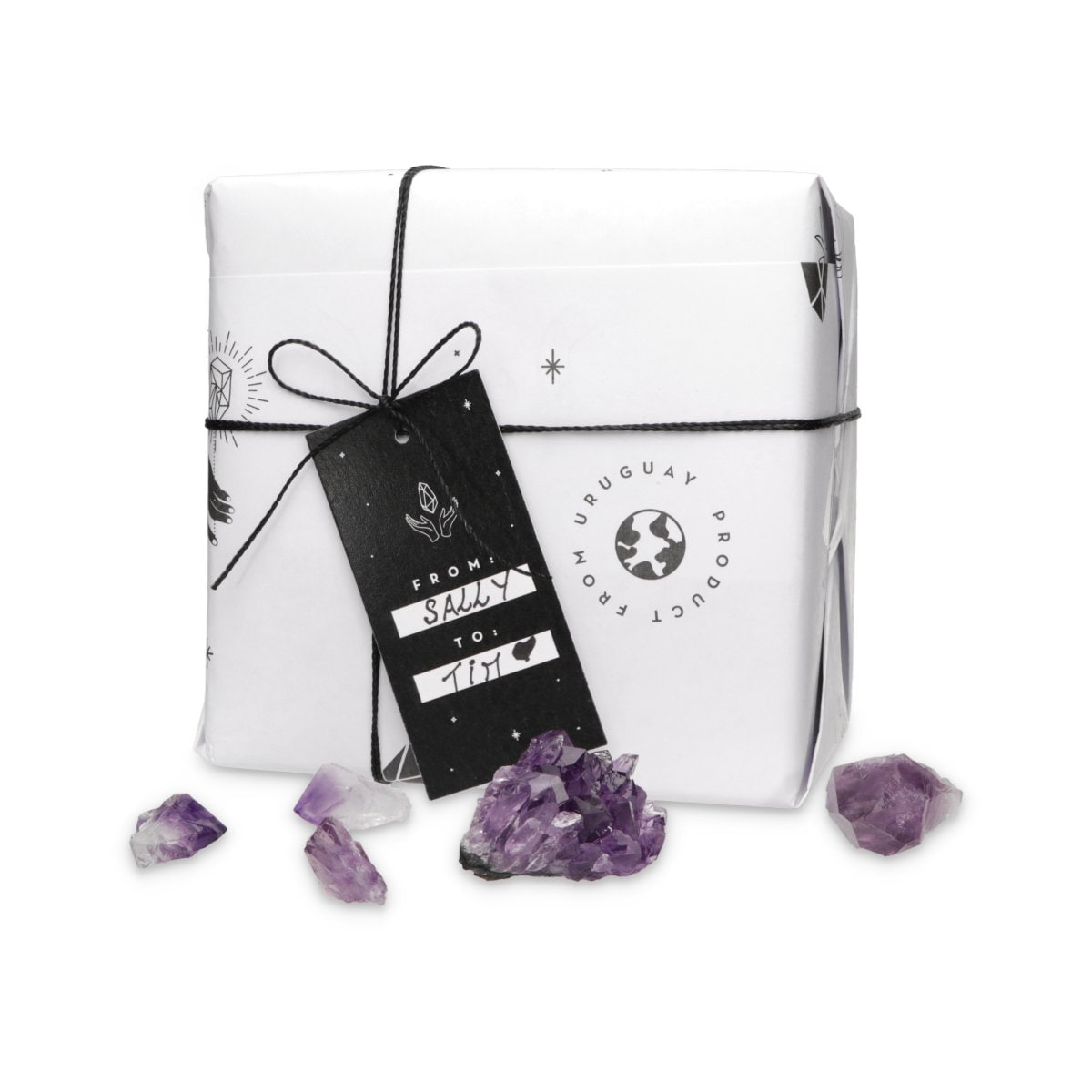 Amethyst Geode Crystal Decor With Agate Edges | Amethyst Geodes | Wiccan Center