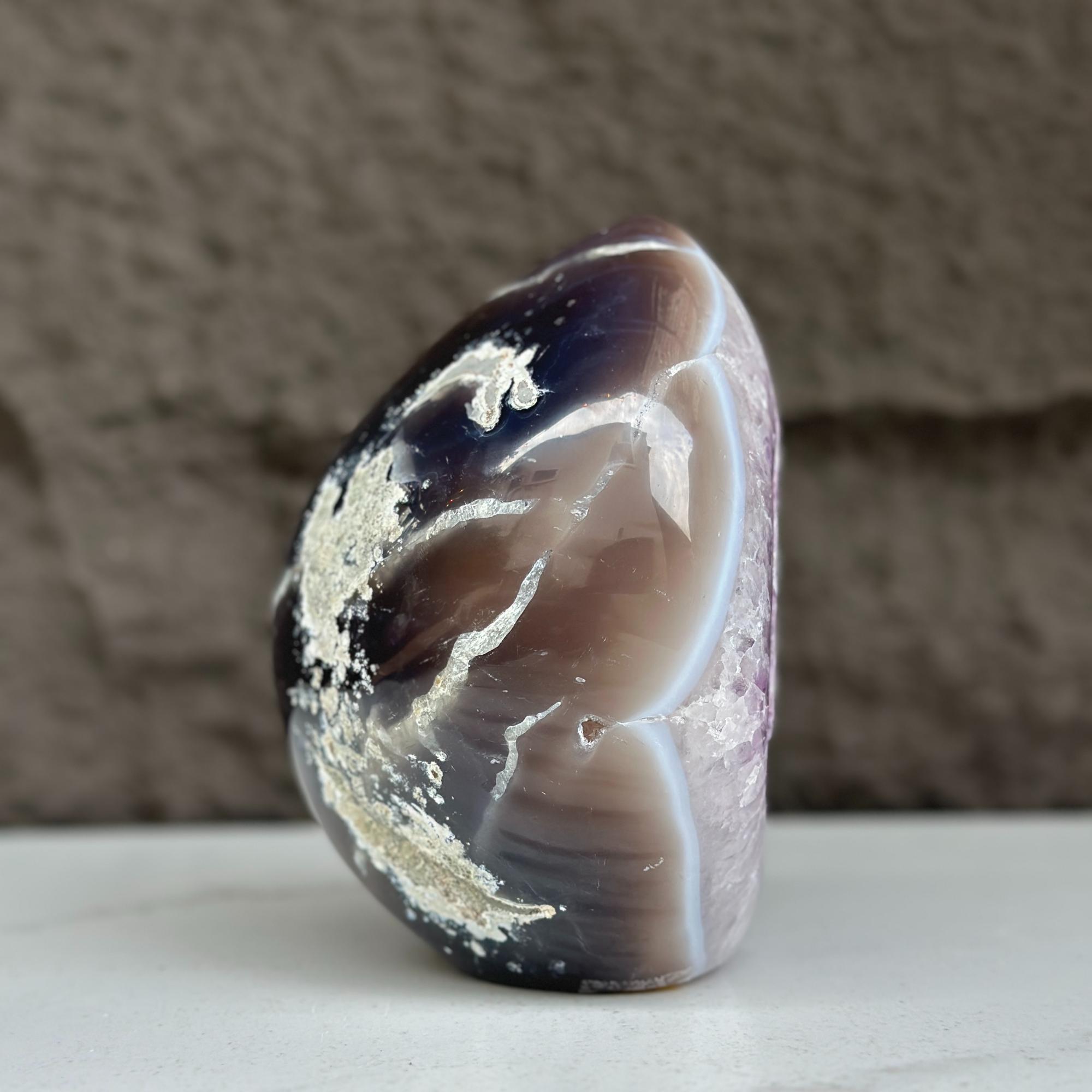 Amethyst Geode With Agate & Quartz | | Wiccan Center