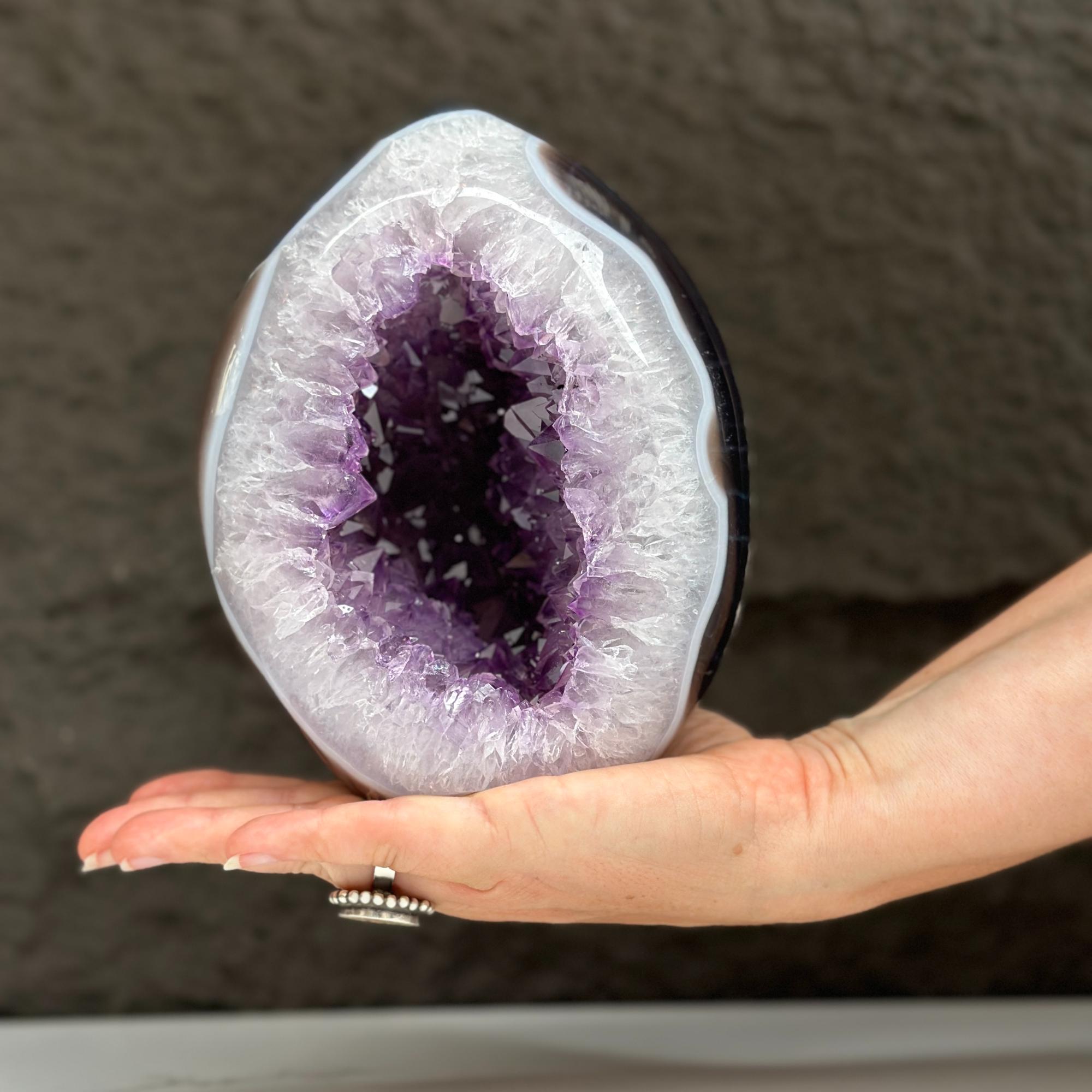 Amethyst Geode With Agate & Quartz | | Wiccan Center