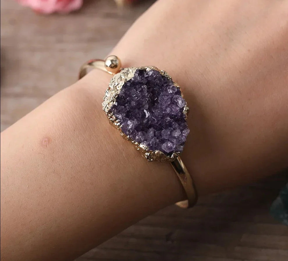 Amethyst Cuff Bracelets | bracelets | Wiccan Center