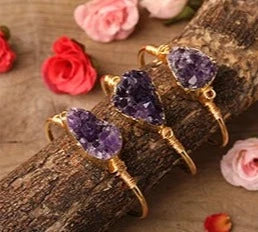 Amethyst Cuff Bracelets | bracelets | Wiccan Center