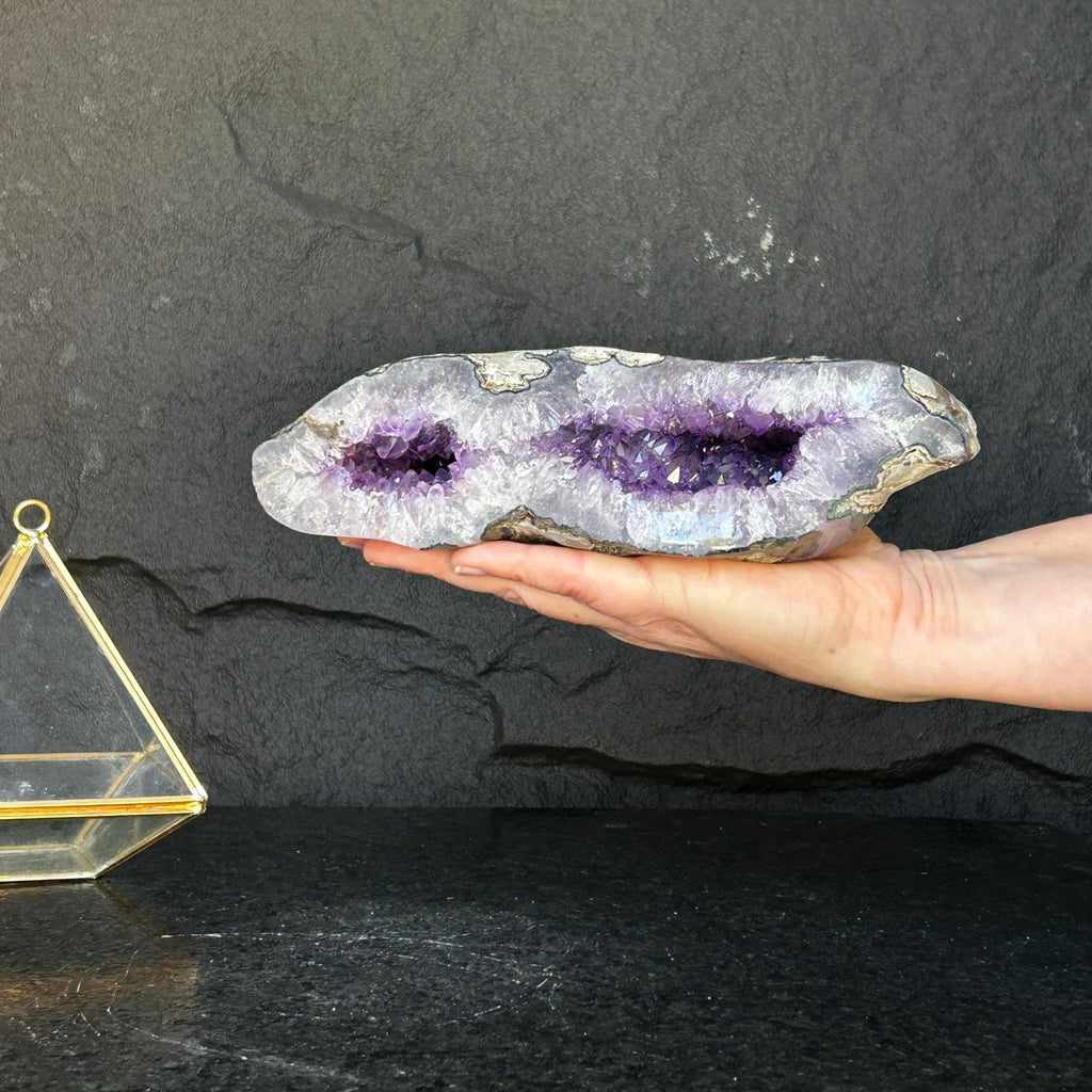 Amethyst and Agate Geode Cave, Large Cave shaped, wonderful piece for collectors, Full polished, Stunning decor Crystal | | Wiccan Center