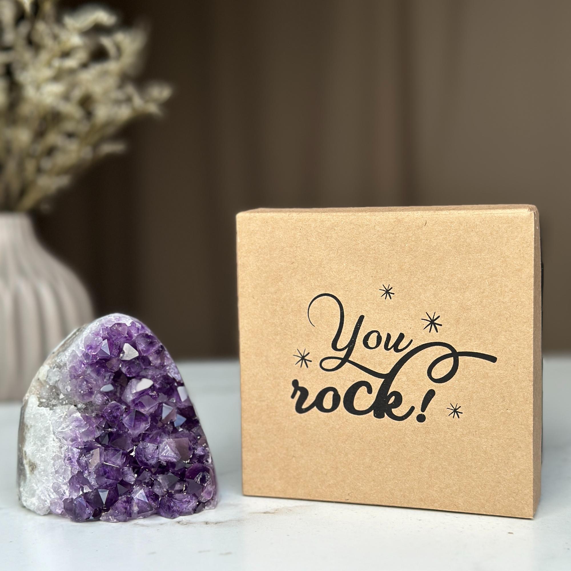 Amethyst anniversary gift BOX | Personalized Box | Wiccan Center