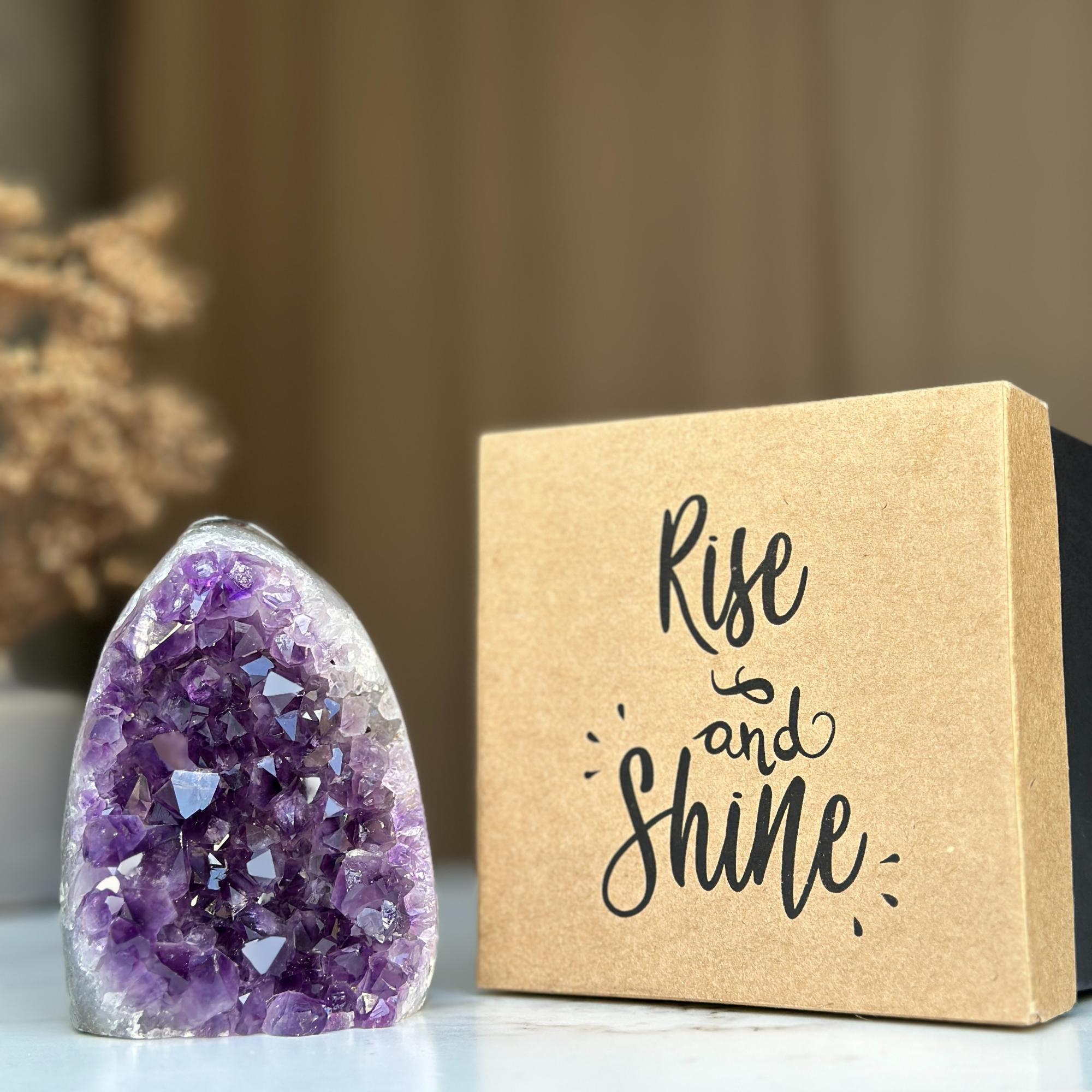 Amethyst anniversary gift BOX | Personalized Box | Wiccan Center