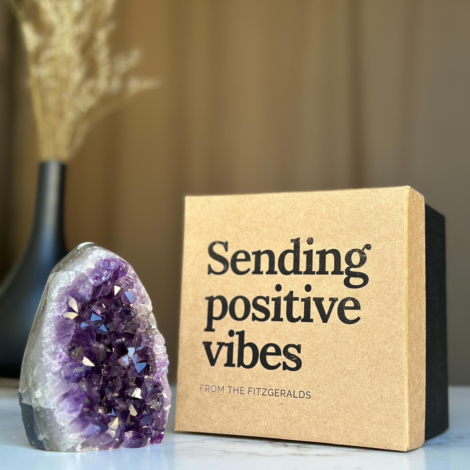 Amethyst anniversary gift BOX | Personalized Box | Wiccan Center