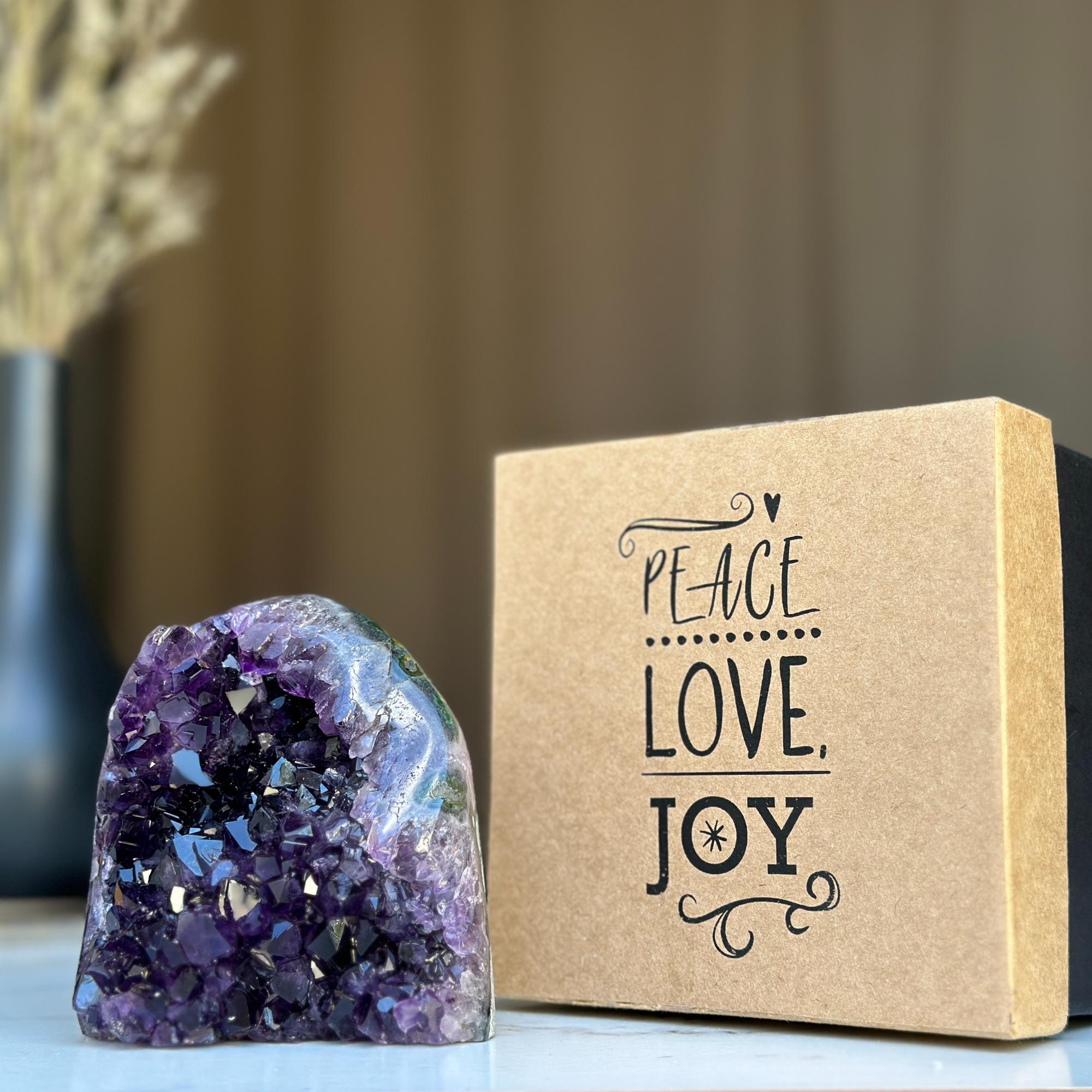 Amethyst anniversary gift BOX | Personalized Box | Wiccan Center