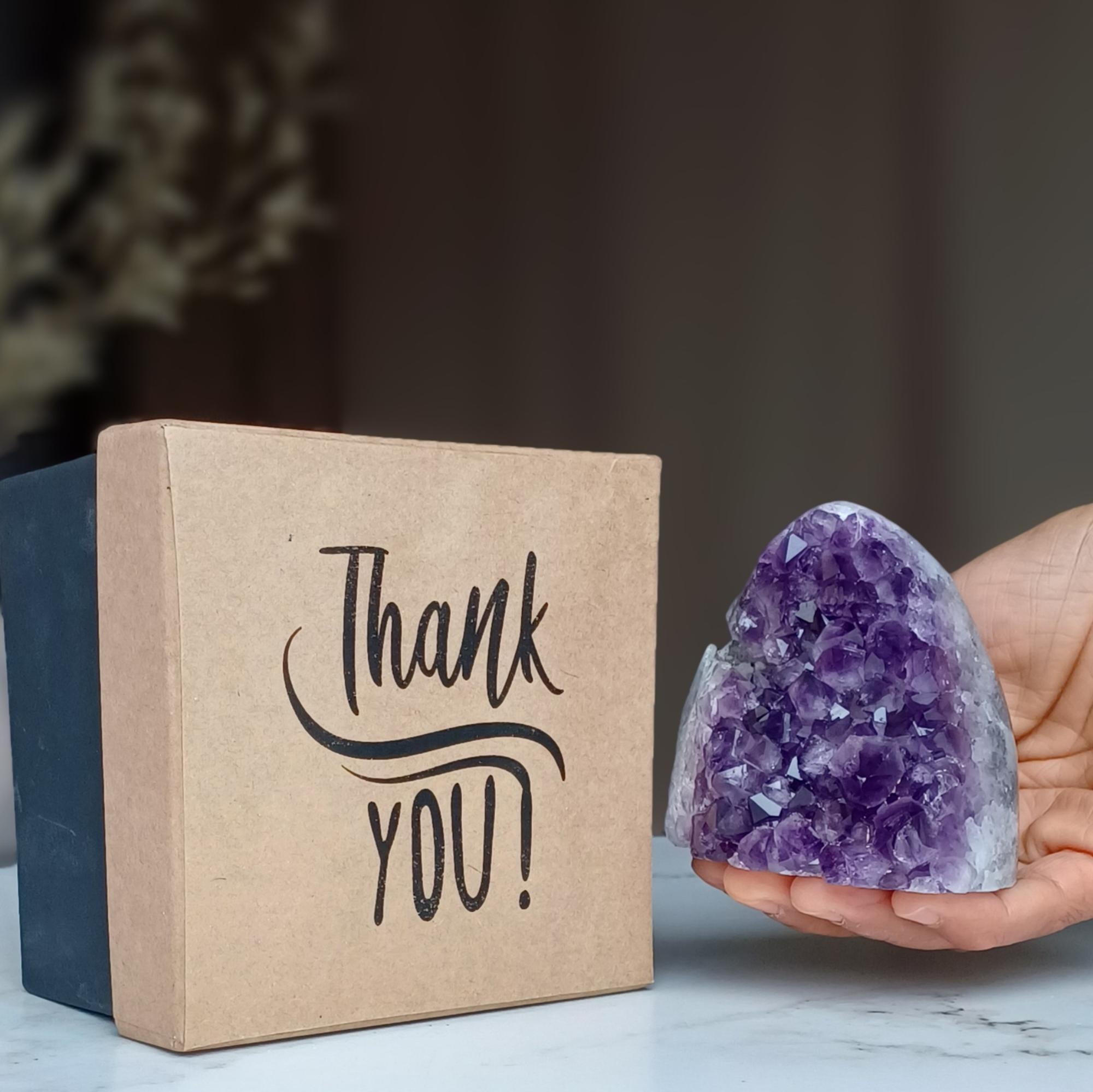 Amethyst anniversary gift BOX | Personalized Box | Wiccan Center