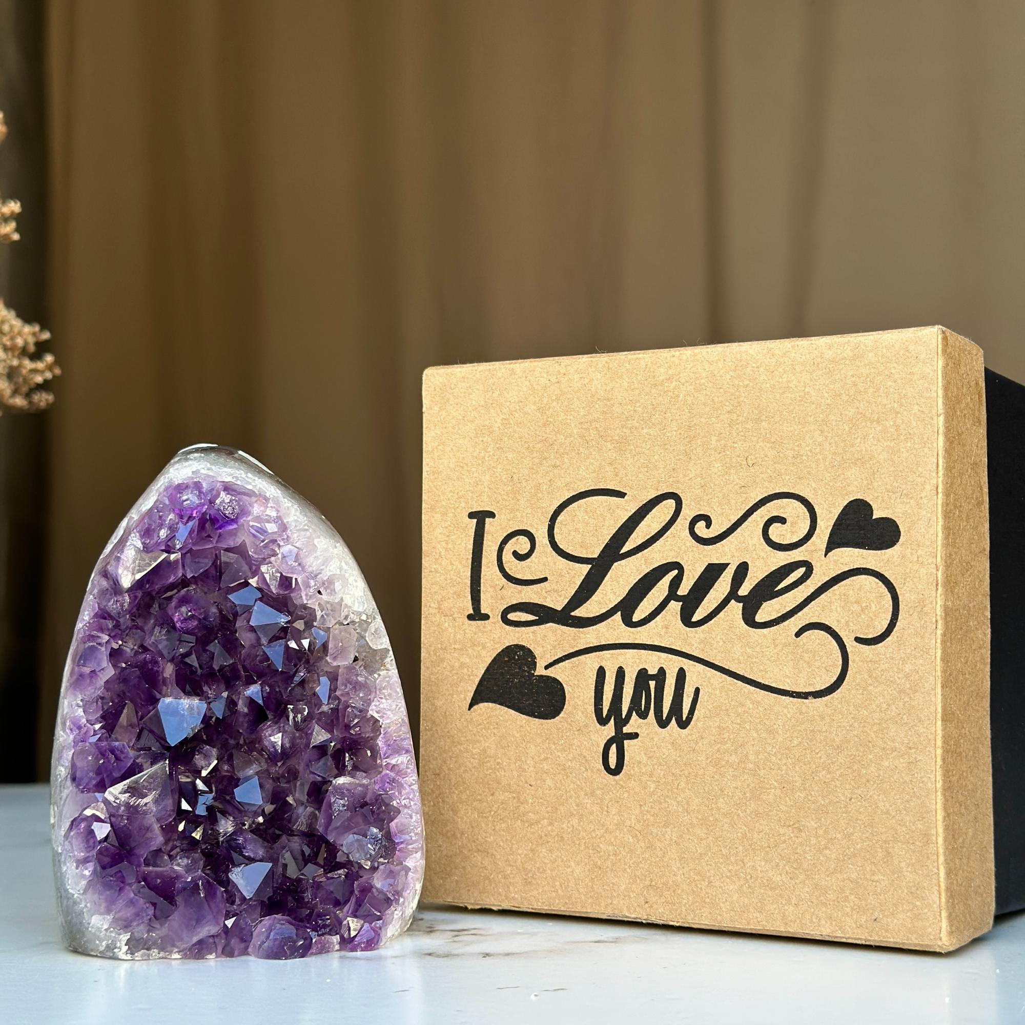Amethyst anniversary gift BOX | Personalized Box | Wiccan Center