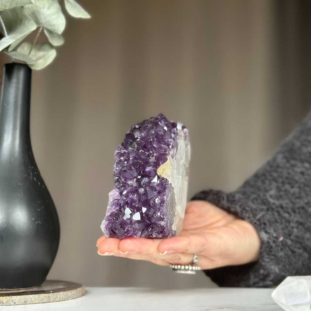 Amethyst cathedral geode, Amethyst self standing, Unique crystal cluster | Amethyst Geodes | Wiccan Center
