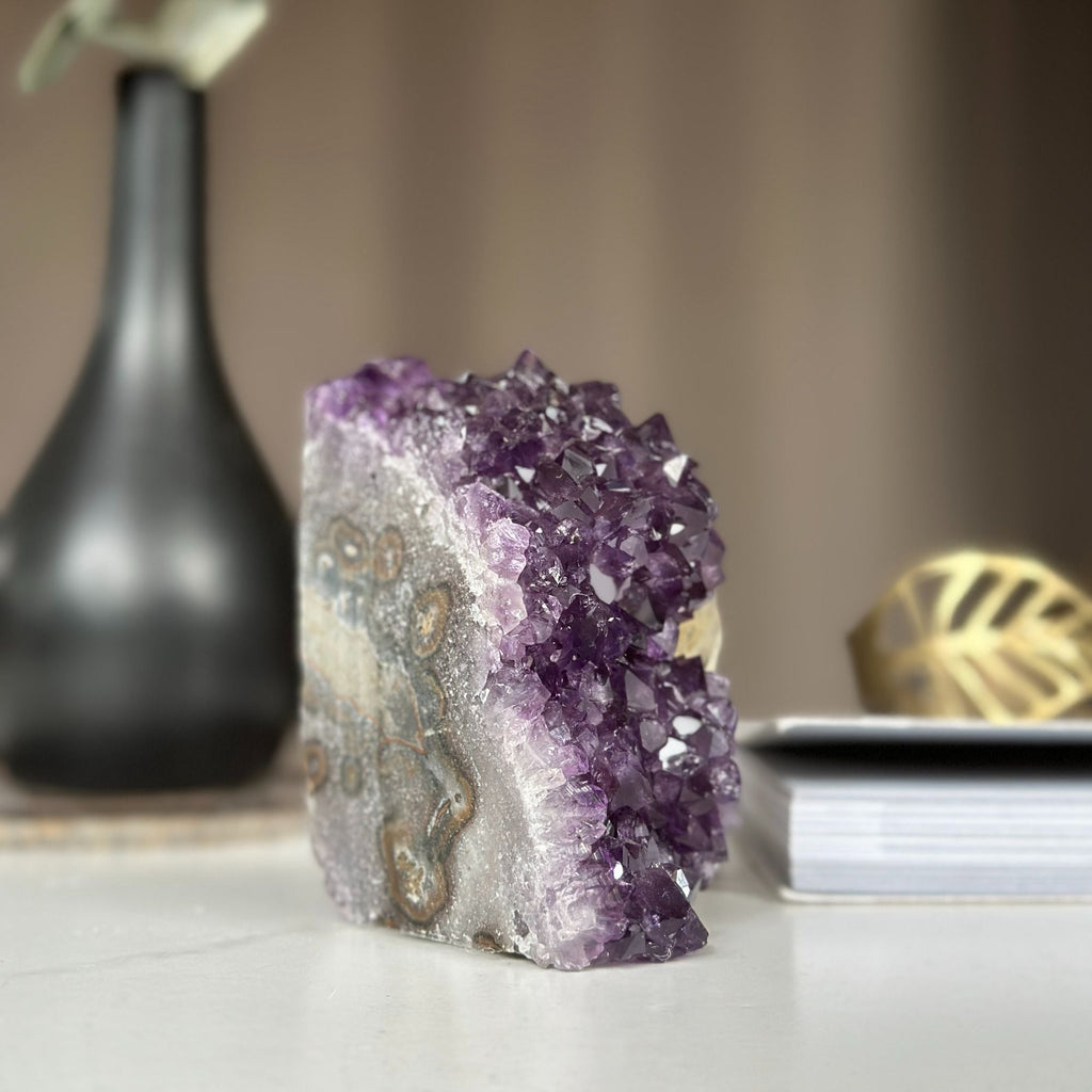 Amethyst cathedral geode, Amethyst self standing, Unique crystal cluster | Amethyst Geodes | Wiccan Center