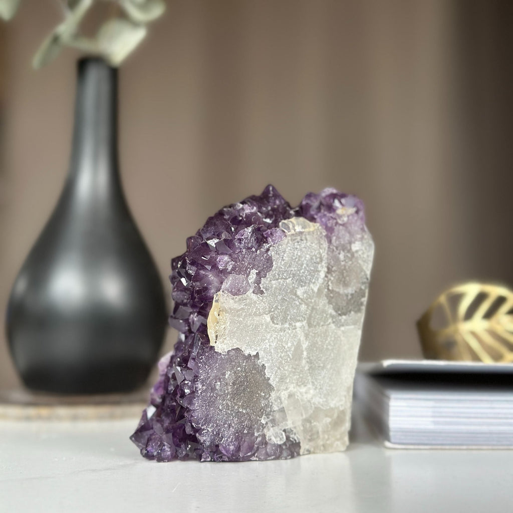 Amethyst cathedral geode, Amethyst self standing, Unique crystal cluster | Amethyst Geodes | Wiccan Center