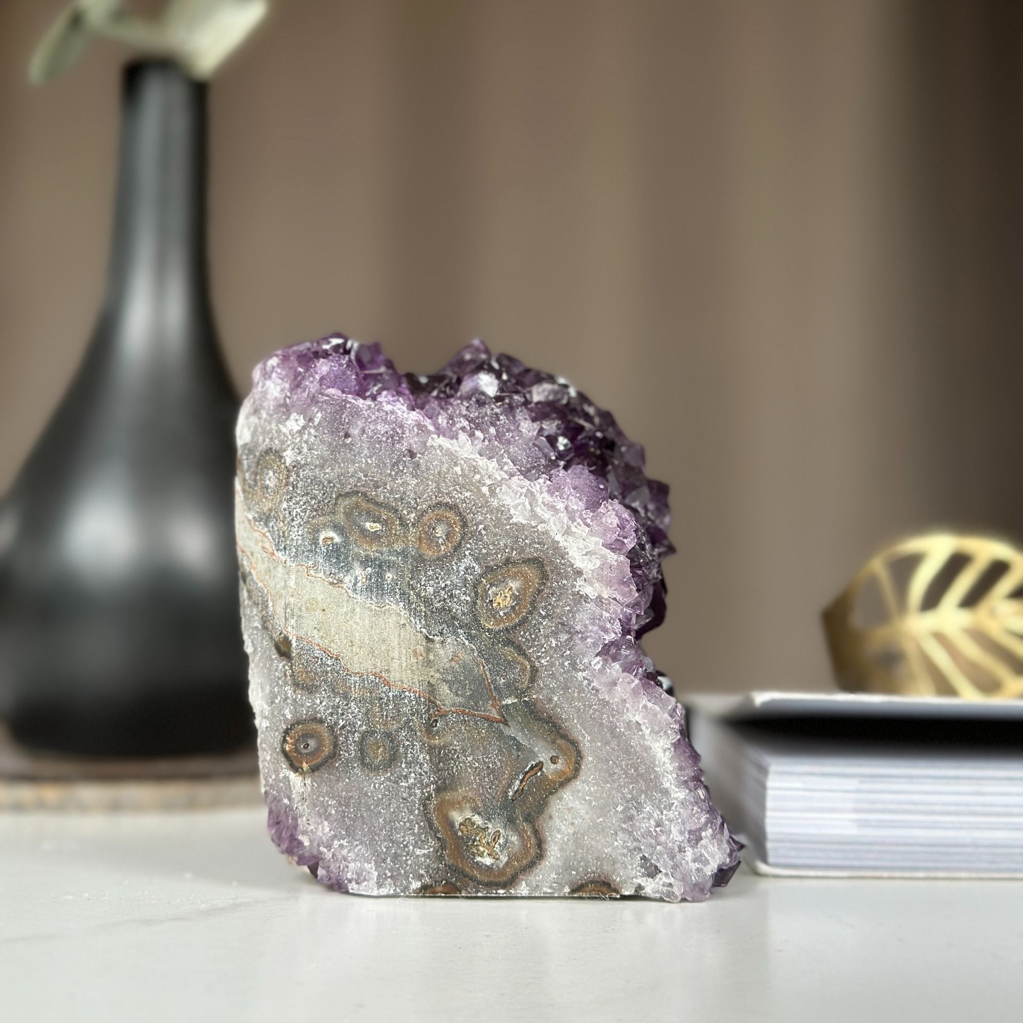 Amethyst cathedral geode, Amethyst self standing, Unique crystal cluster | Amethyst Geodes | Wiccan Center