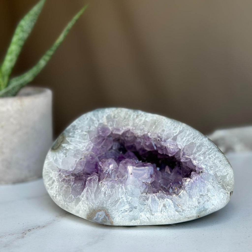 Amethyst cave, amazing small cave geodes, amethysts crystals for decoration, healing crystals | Amethyst Geodes | Wiccan Center