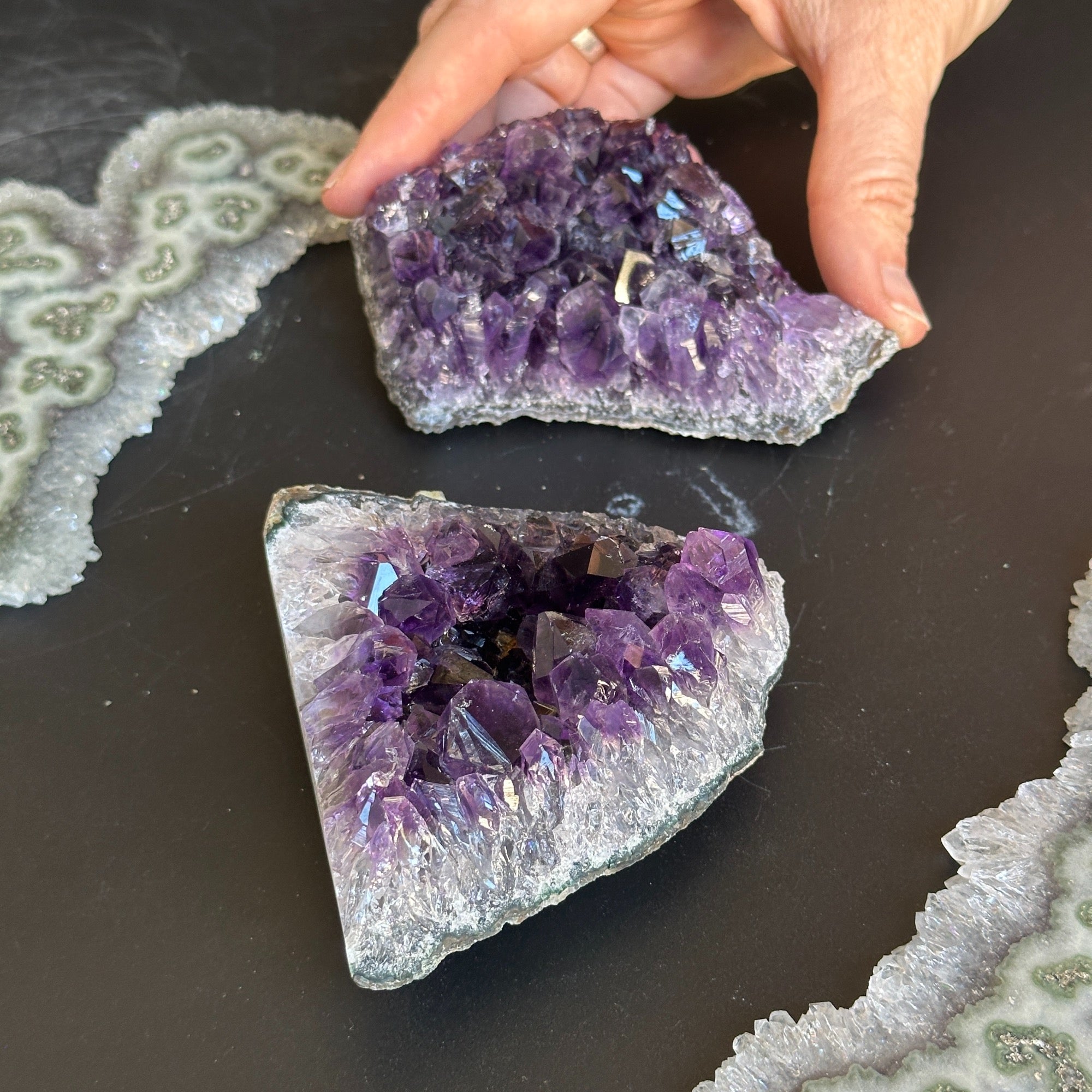 Amethyst clusters for home decor, large crystals amethyst clusters | Amethyst Geodes | Wiccan Center