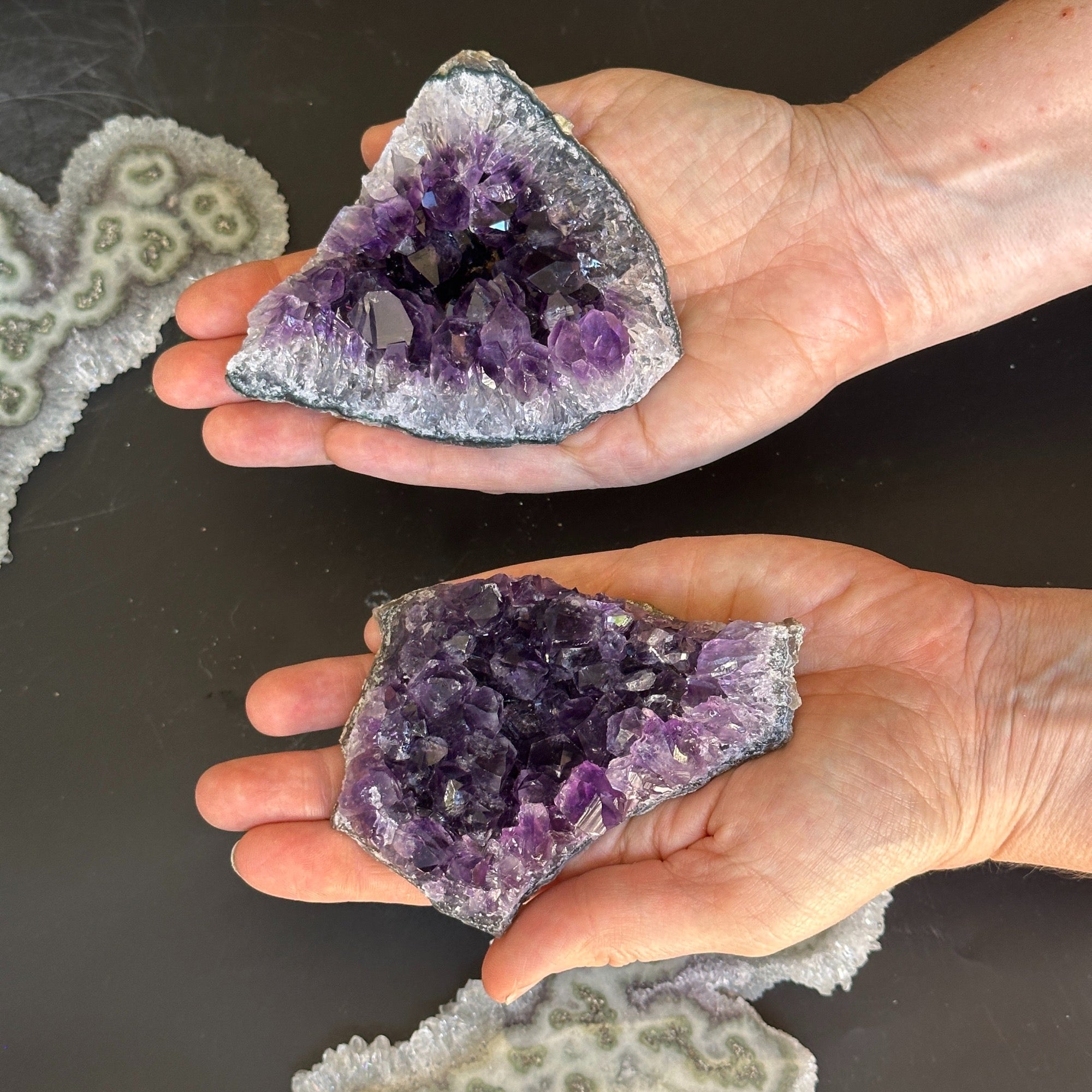 Amethyst clusters for home decor, large crystals amethyst clusters | Amethyst Geodes | Wiccan Center
