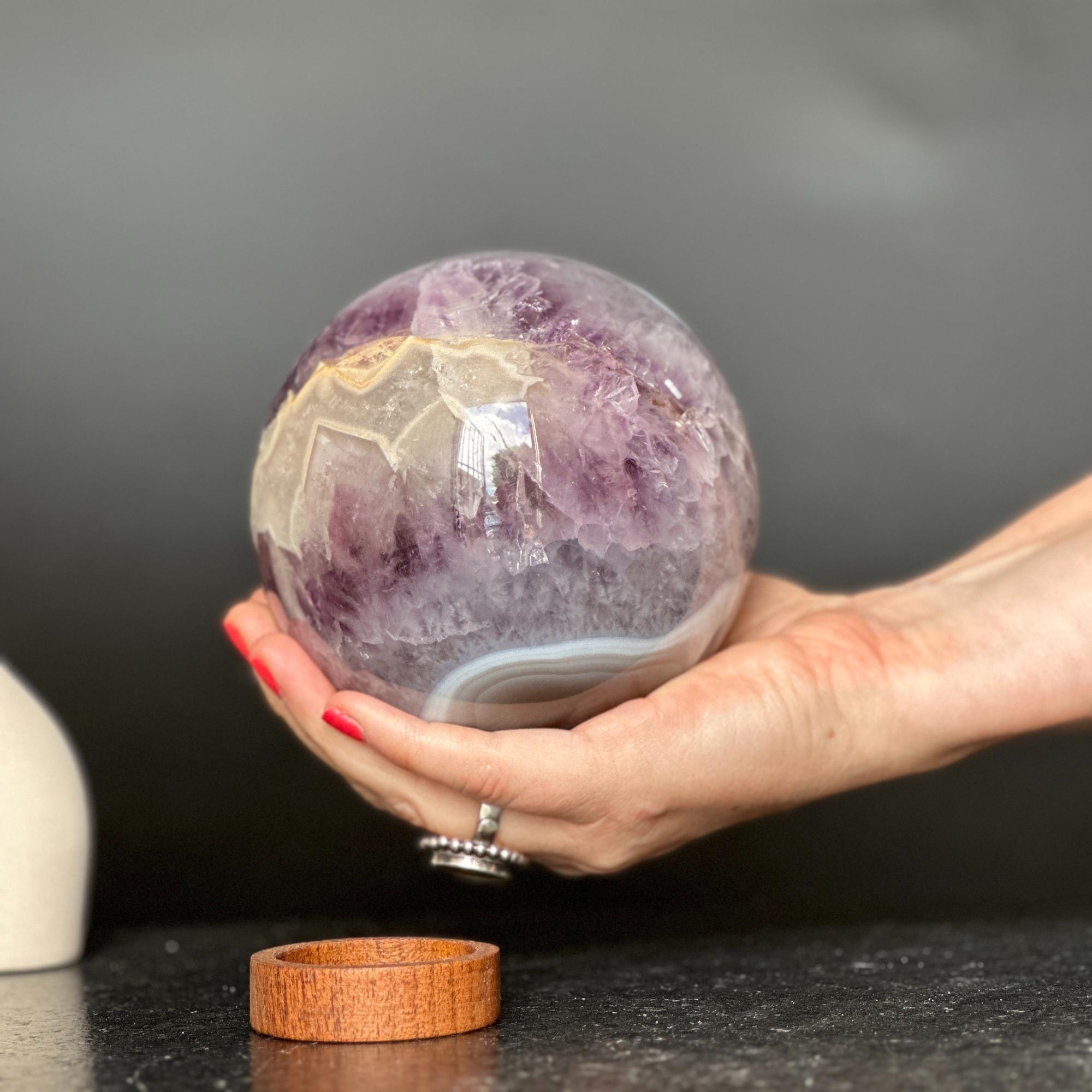 Amethyst gem, Geode decor | | Wiccan Center