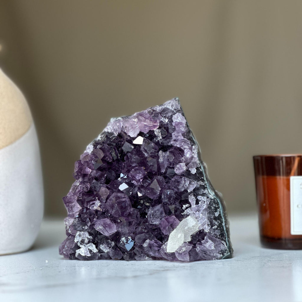 Amethyst geode Large crystal cluster with FREE GIFT BOX | Rocks & Geodes | Wiccan Center